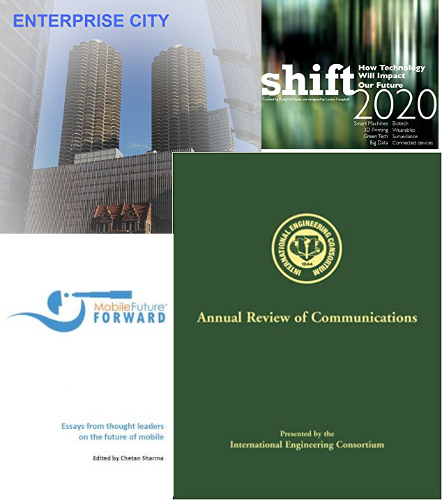 Covers of books Russ contributed chapters to